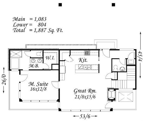 Floor Plan First Story