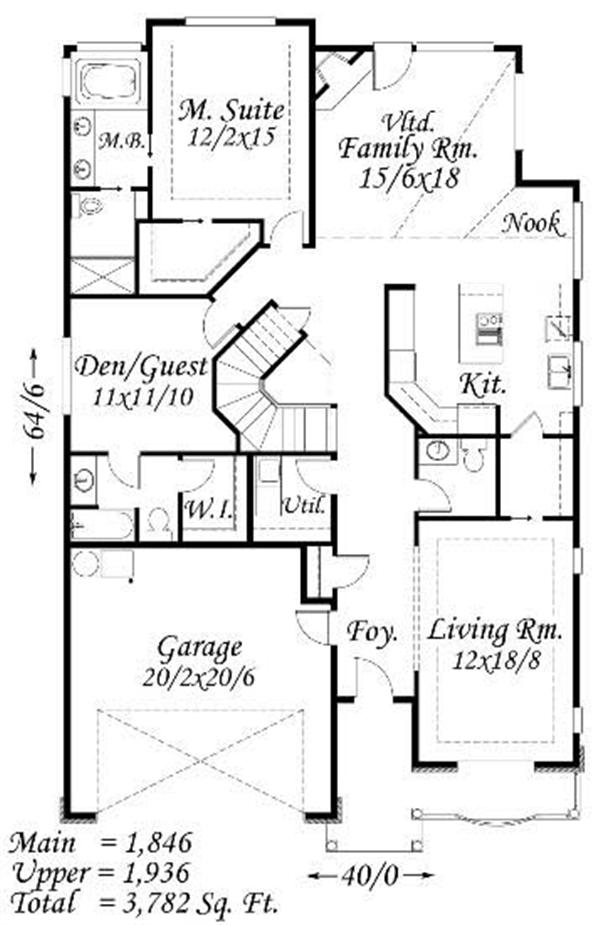 Floor Plan First Story