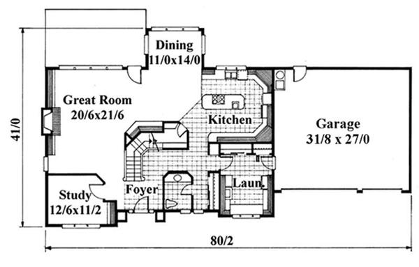 Main Elevation for ms3551