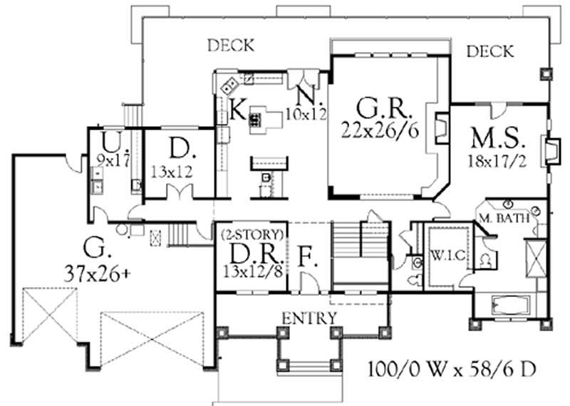 Main Elevation for ms5003