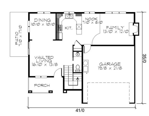 Main Level Floor Plan