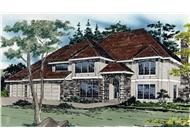 European homeplans M-3733 color rendering.