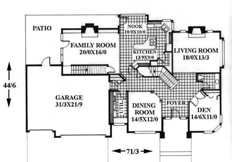 Main Elevation for ms3685