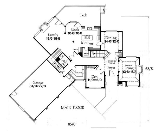 Main Elevation for ms3646