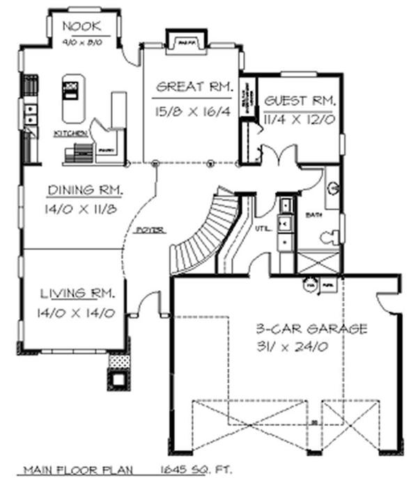 Main Elevation for ms3242
