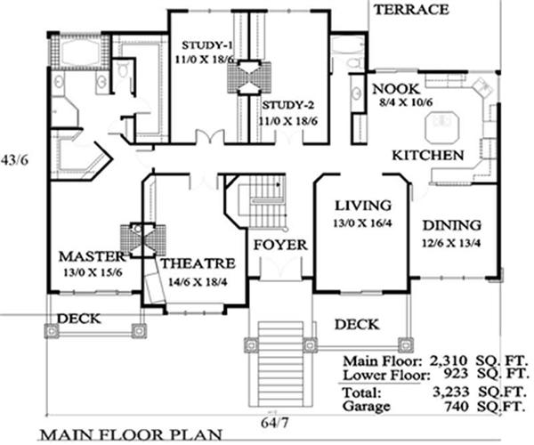 Main Elevation for ms3233