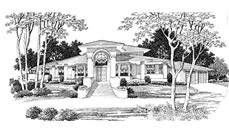 Luxury Home Plan with Formal Living Rooms