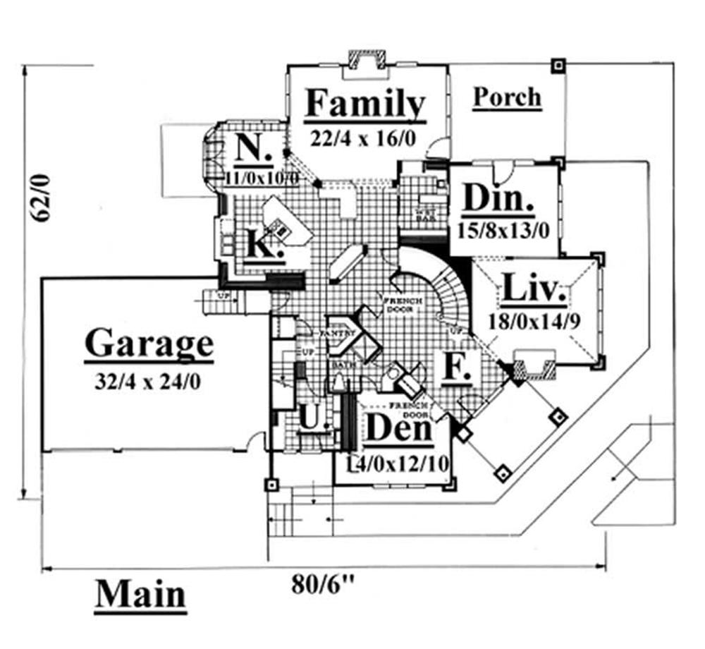 Main Elevation for ms3752