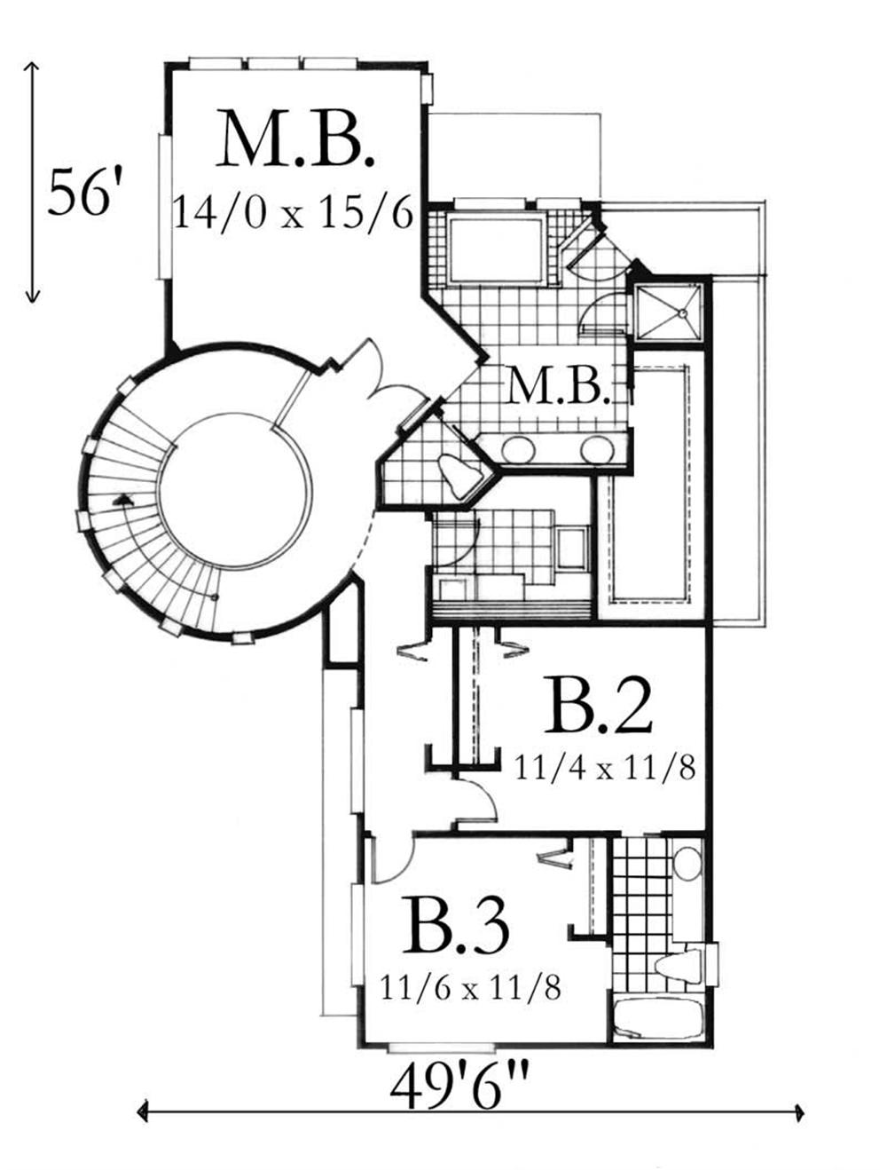 Upper Level Floor Plan