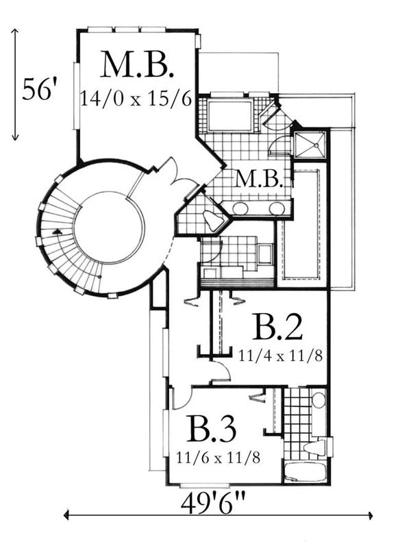 Upper Level Floor Plan