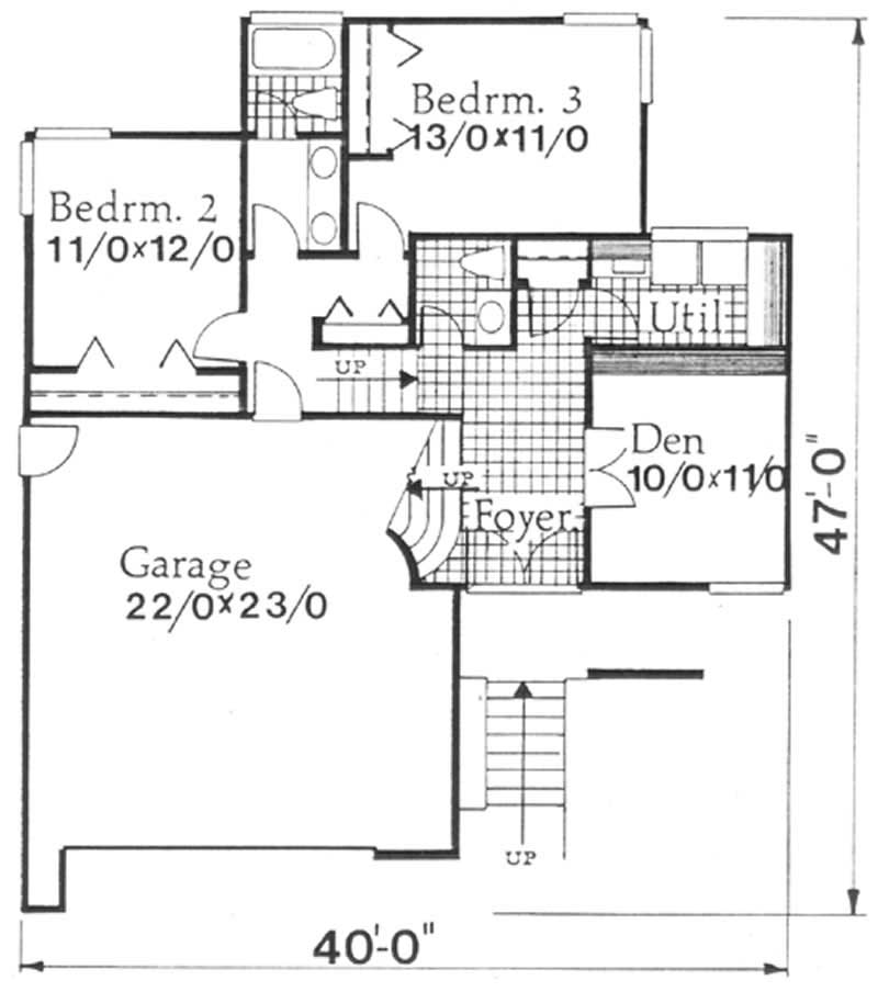 Upper Level Floor Plan