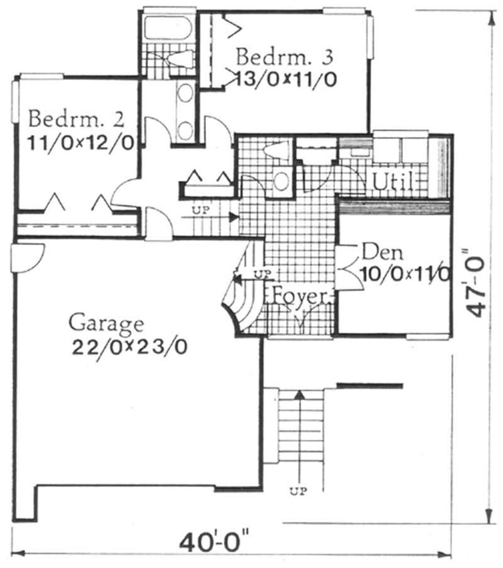 Upper Level Floor Plan