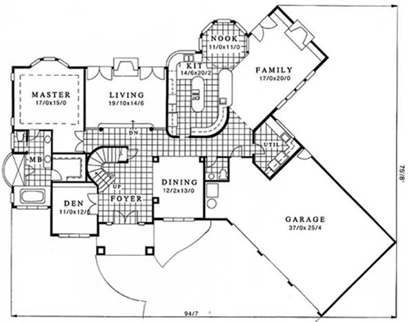 Main Elevation for ms4132