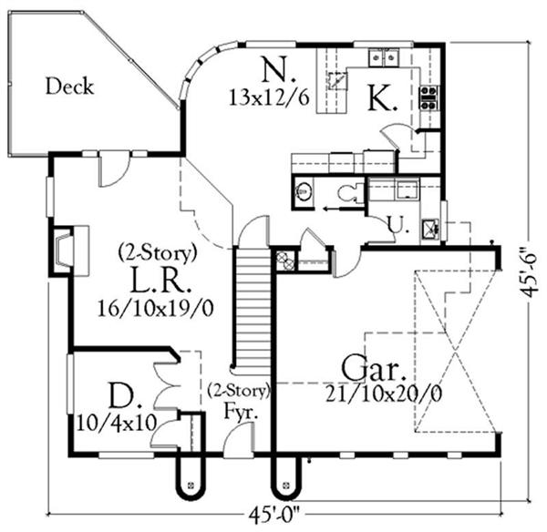 Main Elevation for ms2835