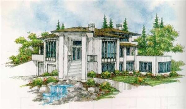 Main image for contemporary house plan # 2352