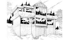Contemporary Homeplans M-4081 have an amazingly unique style and design.