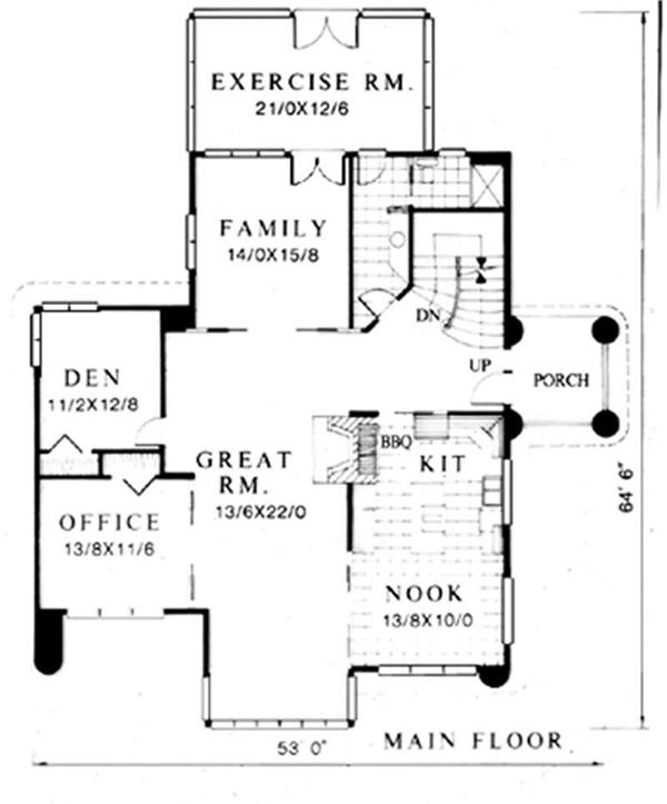 Main Elevation for ms4081