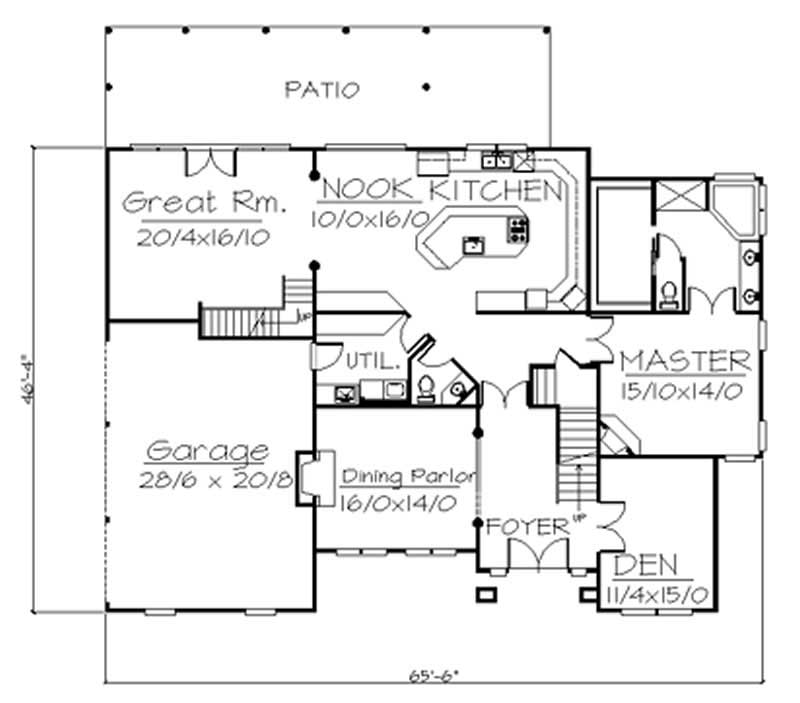 Main Elevation for ms3922