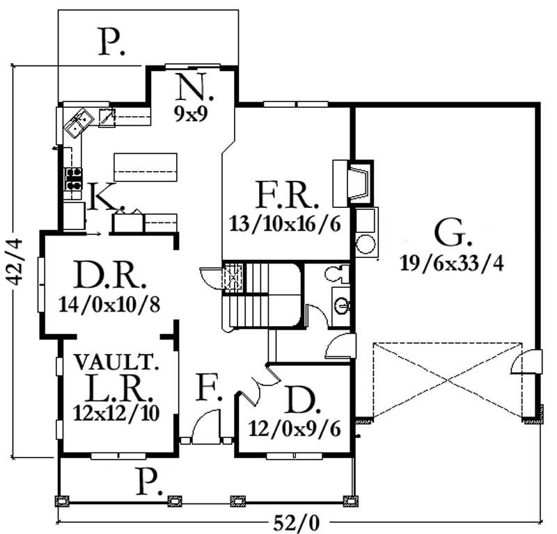 Main Elevation for ms2886