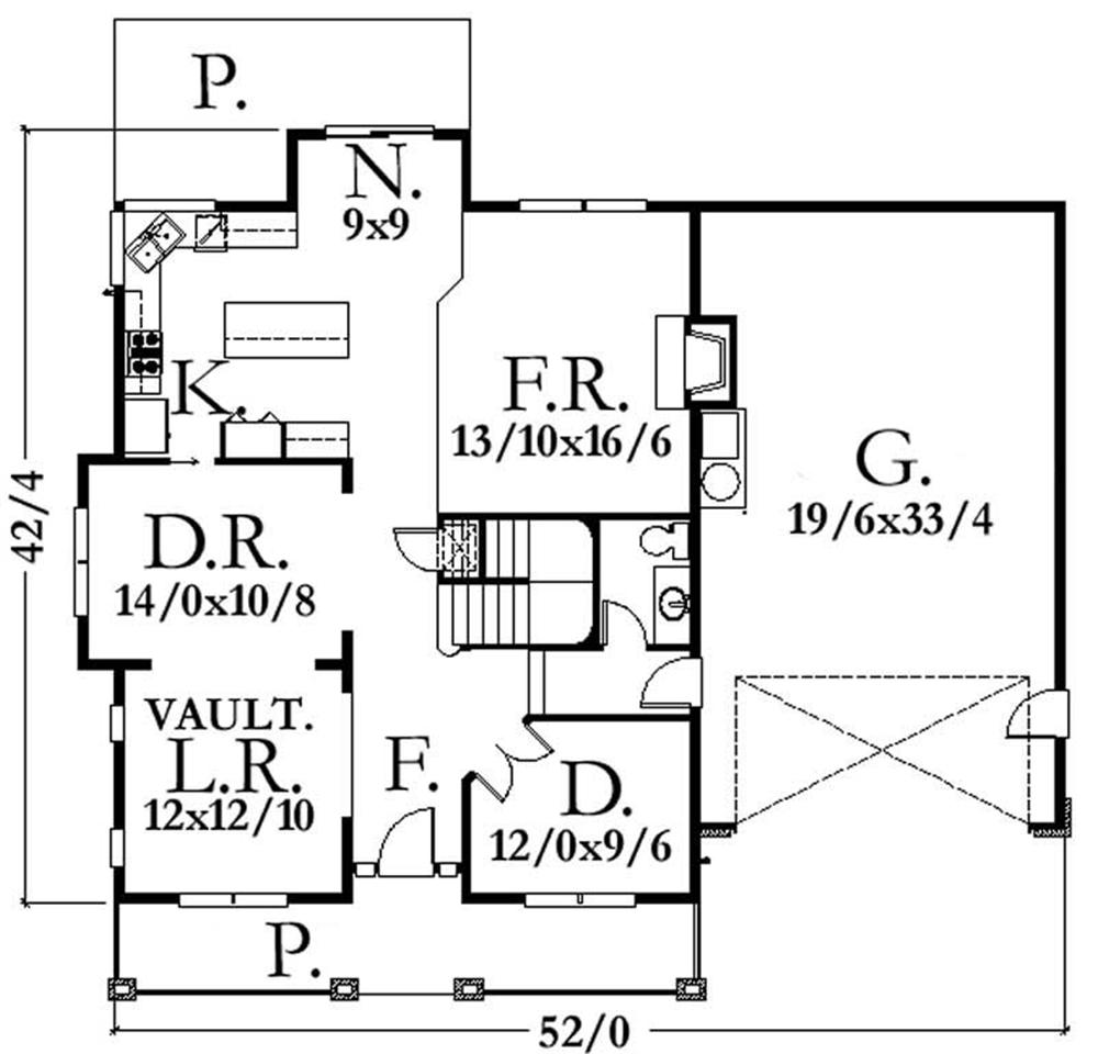 Main Elevation for ms2886