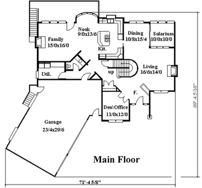 Main Elevation for ms4351