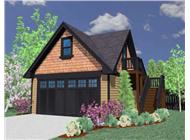 This is a computerized rendering for these Garage Plans.