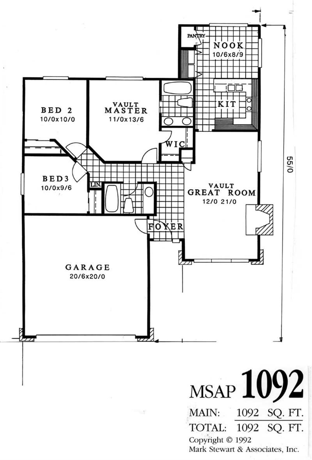 Main Elevation for ms1092