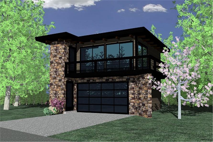Contemporary,Garage w/Apartments,Modern House Plans Home