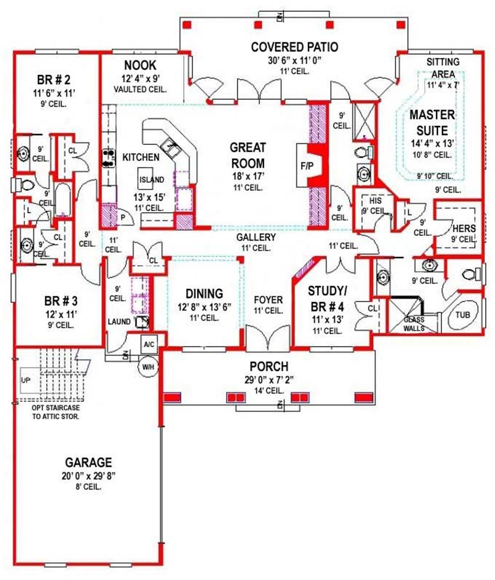 first story floor plan