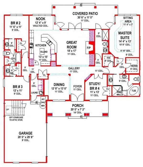first story floor plan