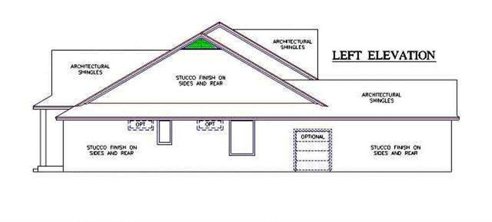 left elevation
