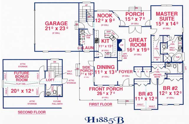 Floor Plan First Story