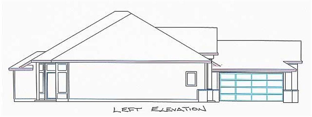 Home Plan left Elevation