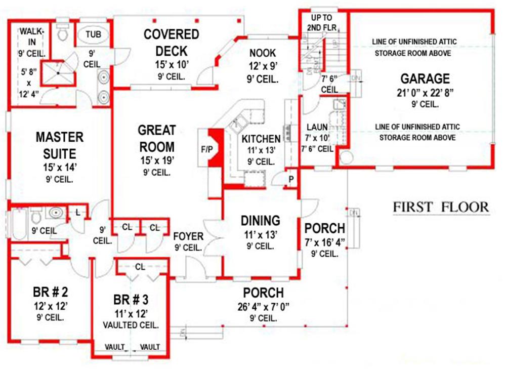 150-1014 first floor elevations