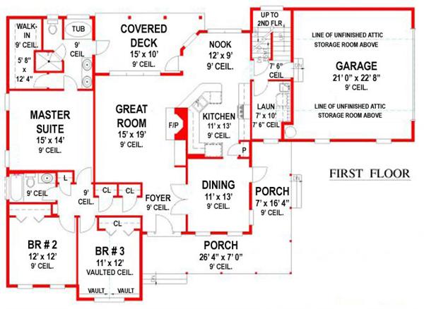 150-1014 first floor elevations