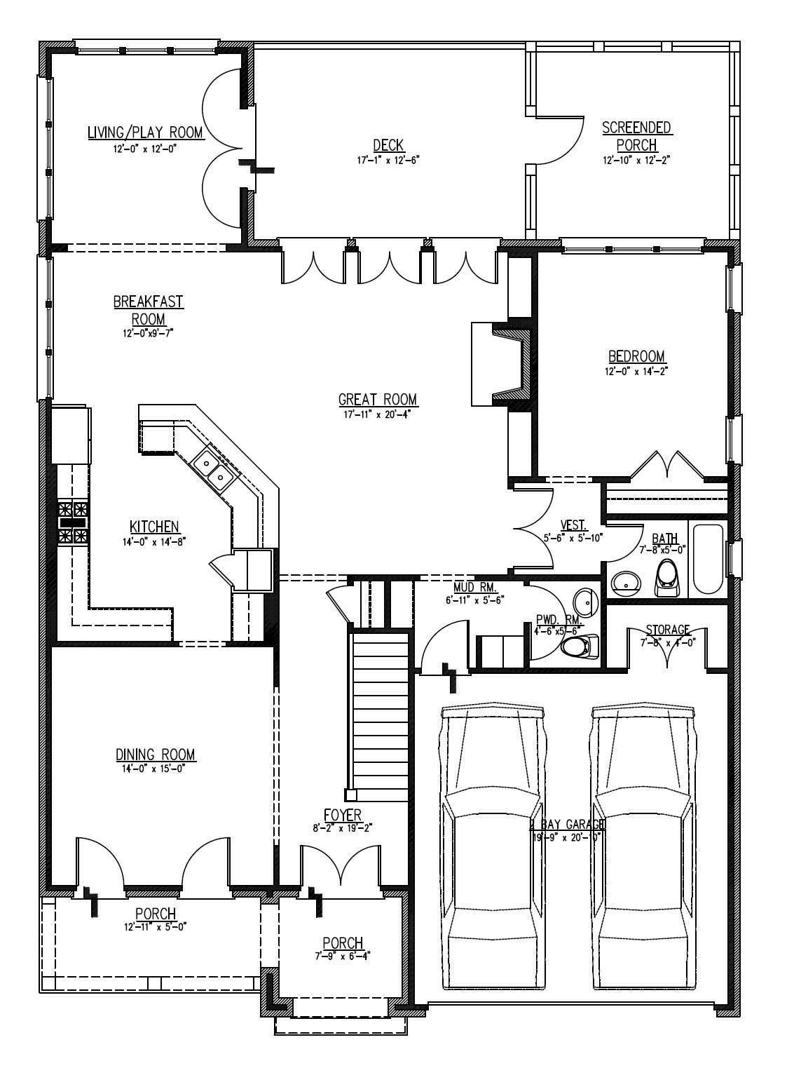 Floor Plan Fifth Story