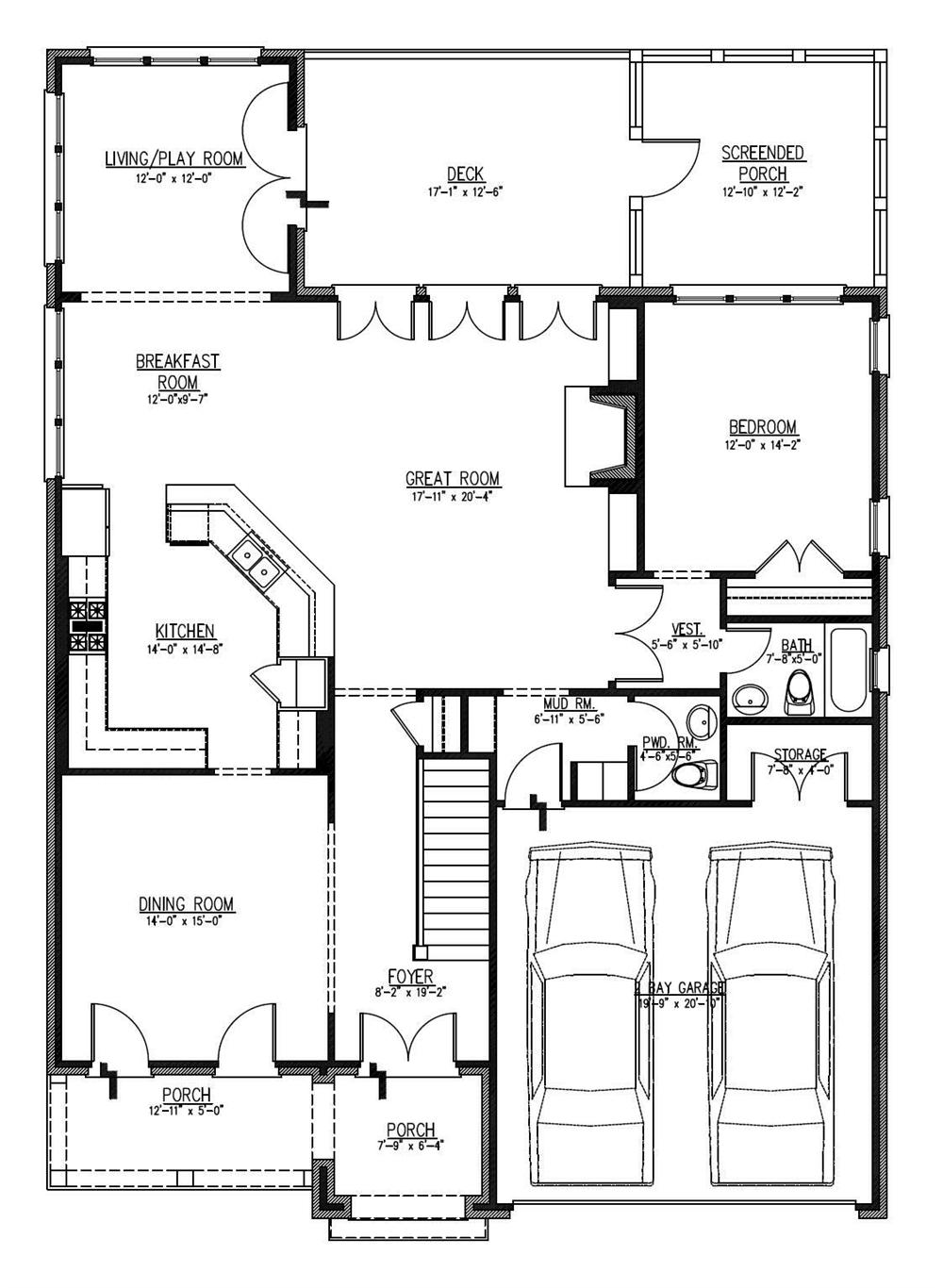 Floor Plan Fifth Story