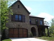 This is a plain front elevation of these European House Plans.