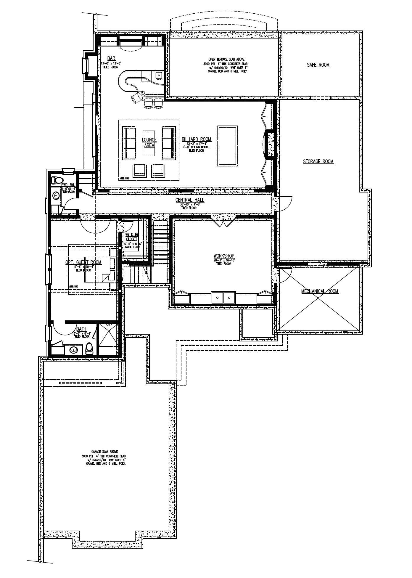Floor Plan Basement