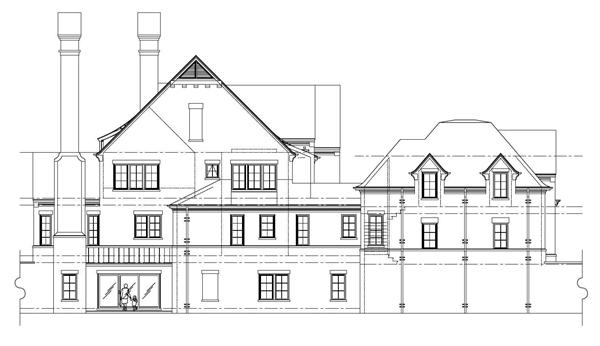 Home Plan Left Elevation