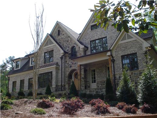 This is a colored photo of these European Home Plans.