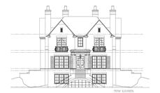 This is the front elevation of this House Plan.