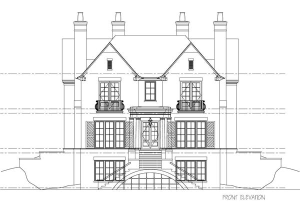 This is the front elevation of this House Plan.