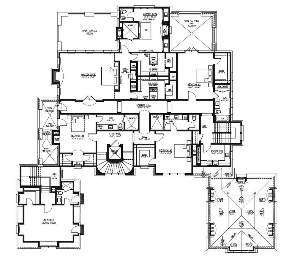 Story House Floor Plans With Basement Floor plan second story