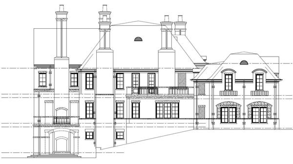 Home Plan Left Elevation