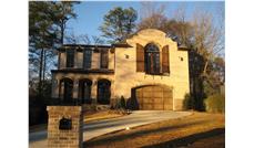 This is a colored photograph of these Mission Style House Plans.
