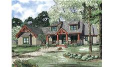 This is an artist's rendering of these Craftsman Homeplans.