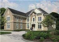 This is a computer rendering of these luxury homeplans.