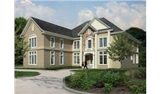 This is a computer rendering of these luxury homeplans.
