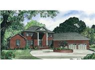 This is a colored rendering of these great Colonial Homeplans.
